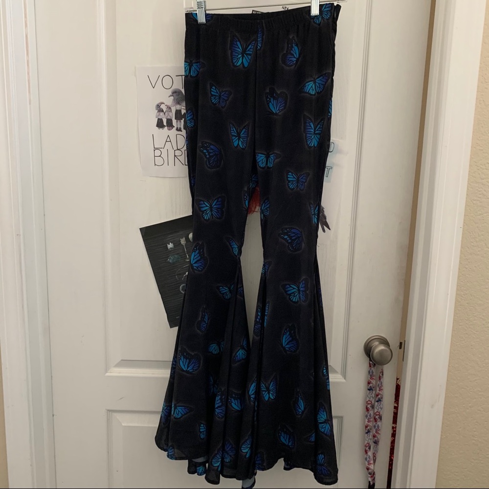 Butterfly bell bottoms